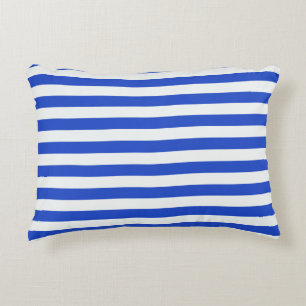 Coussins Décoratifs Royal Blue Combination Stripes par Shirley Taylor