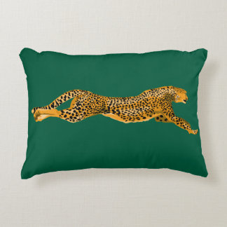 COUSSINS DÉCORATIFS RUNNING CHEETAH THROW PILLOW