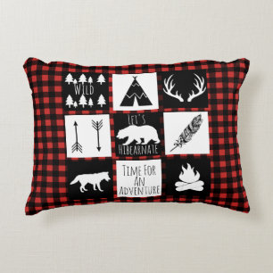 Coussins Décoratifs Rustic Buffalo Check Plaid Woodland Adventure