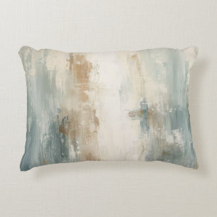 Coussins Décoratifs Rustique Bleu Poussiéreux Brun Clair Abstrait Mais
