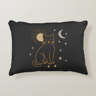 Coussins Décoratifs Sac à main Mystic Cat - Ligne céleste minimaliste