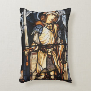 Coussins Décoratifs Saint Michael par Sir Edward Coley Burne-Jones