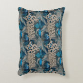 COUSSINS DÉCORATIFS ***SAISONS ACCUEILLANT*** AVEC ARGENT DE RETOUR (Devant(Vertical))