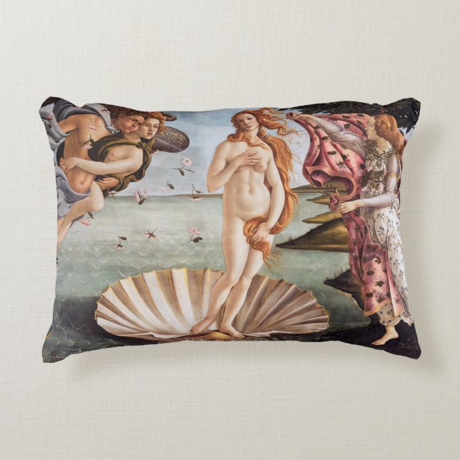 Coussins Décoratifs Sandro Botticelli - Naissance de Vénus (Devant)