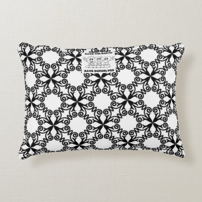 Coussins Décoratifs Sauvez la terre Coussin/Poufs (Devant)