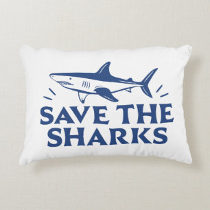 Coussins Décoratifs Sauvez les requins