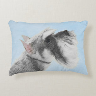 Coussins Décoratifs Schnauzer (géant, standard) Peinture - Dog Art