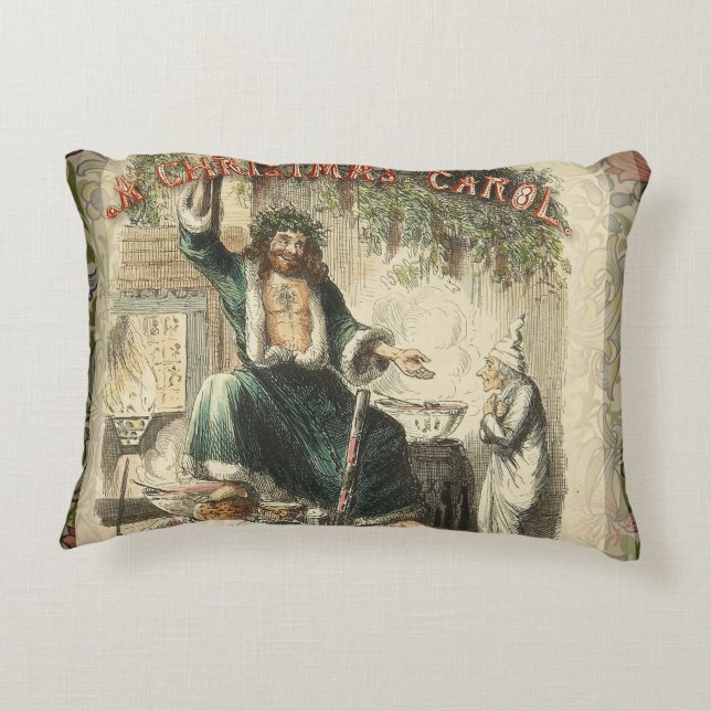 Coussins Décoratifs Scrooge Fantôme de Noël présent  (Dos)