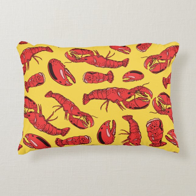 Coussins Décoratifs Seamless background with a pattern of hand drawn f (Devant)