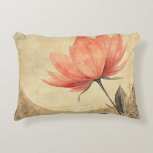 Coussins Décoratifs Sérénité rose Fleur et Lune