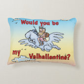 Coussins Décoratifs Seriez-vous mon Valhallentine ? (Dos)