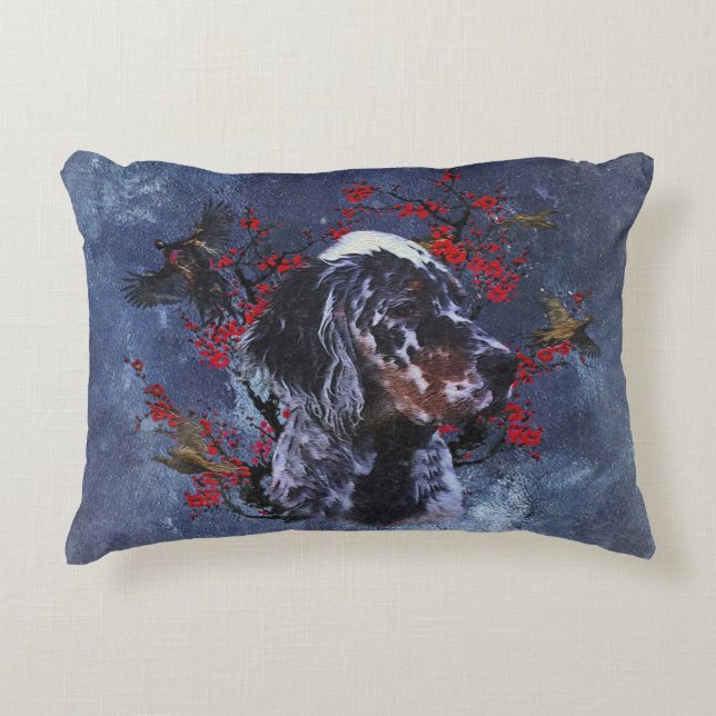 Coussins Décoratifs Set anglais avec faisans, art (Devant)
