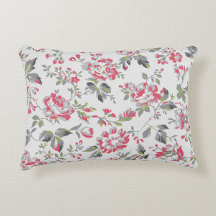 Coussins Décoratifs Shabby Chic Floral Rose Motif