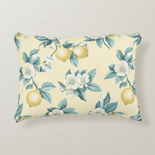 Coussins Décoratifs Shabby Chic Série Florale au Citron Design #10