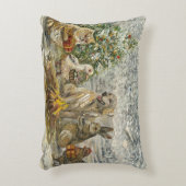 Coussins Décoratifs Shared Warmth Whimsical Farmhouse Animals Campfire (Devant(Vertical))