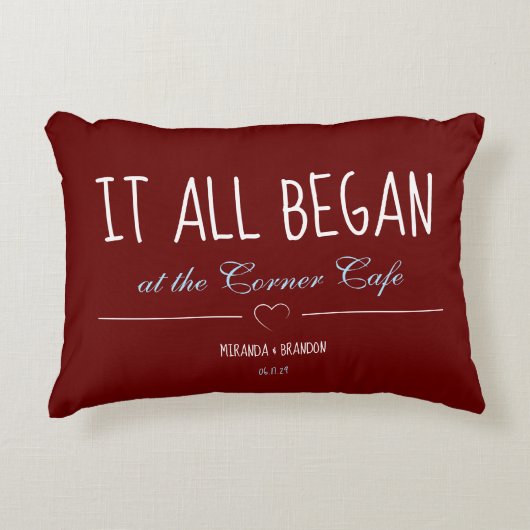 Coussins Décoratifs Simply Red Where It All Began (Devant)