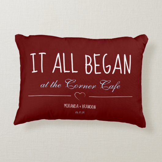 Coussins Décoratifs Simply Red Where It All Began (Dos)