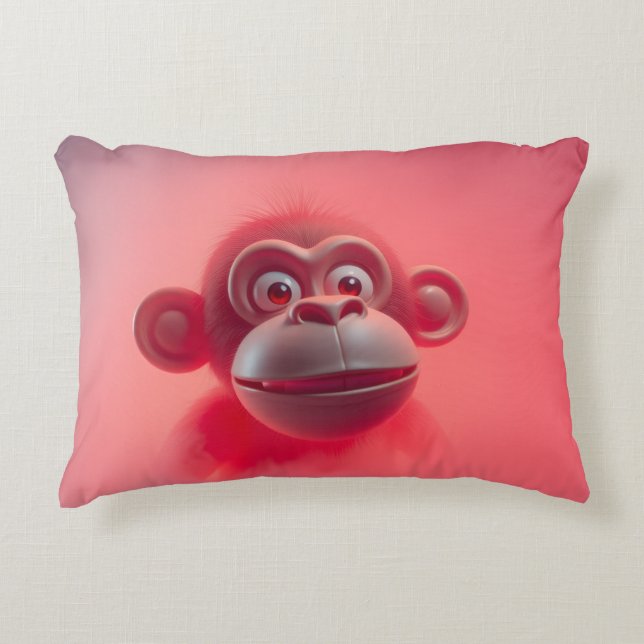 Coussins Décoratifs Singe Amusant (Devant)