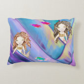 Coussins Décoratifs Sirènes, poissons et petit récif (Dos)