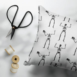 Coussins Décoratifs Skeletons D'Halloween, Baguette Ou Traite, Boo