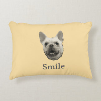 Coussins Décoratifs Smile French Bulldog Beige