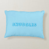 Coussins Décoratifs "Snuggings" bleu clair (Dos)