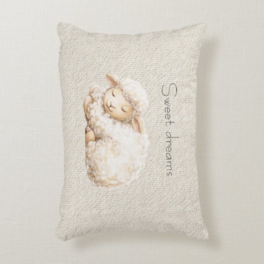 Coussins Décoratifs Soft Fluffy Sleeping Sheep (Devant(Vertical))