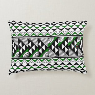 Coussins Décoratifs Soleil et pluie en vert