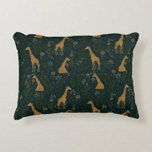 Coussins Décoratifs Sortie de girafe tropicale