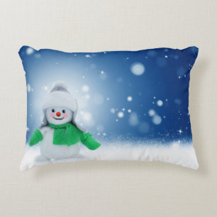 Coussins Décoratifs Souhaits de Snowman