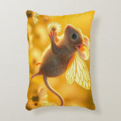 Coussins Décoratifs Souris Fée dans le jardin (Devant(Vertical))