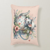 Coussins Décoratifs Souris mignonne dans une illustration de théière f (Dos(Vertical))