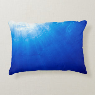 Coussins Décoratifs Sous la plongée profonde bleue