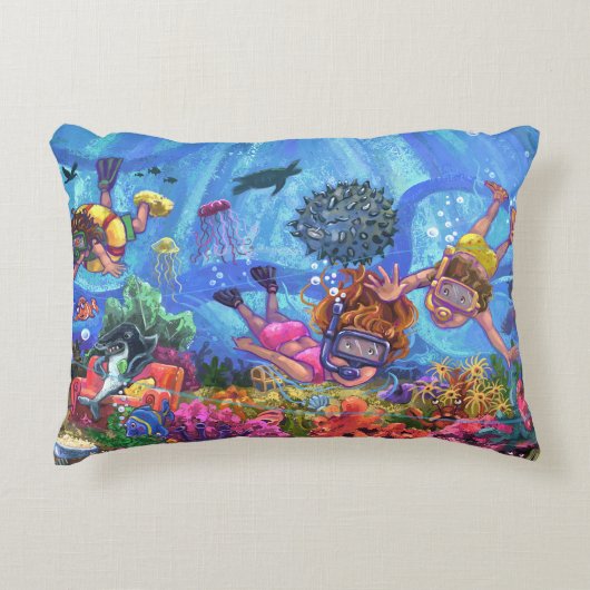 Coussins Décoratifs Sous l'océan (Devant)