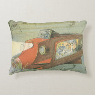 Coussins Décoratifs Sous-marin Steampunk de science-fiction vintage en
