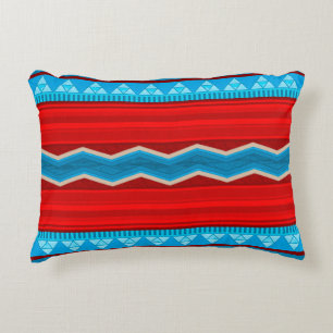 Coussins Décoratifs Southwest River Canyon Rouge et Turquoise