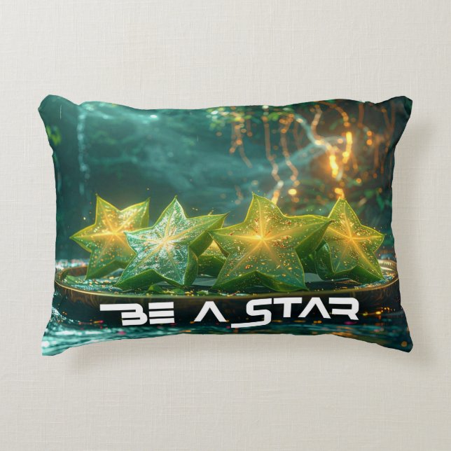 COUSSINS DÉCORATIFS SOYEZ UNE STAR - SOYEZ DIFFÉRENT (Devant)