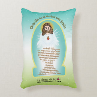Coussins Décoratifs Spanish Kids FOL Mama Mary Icon + Unity Prayer 