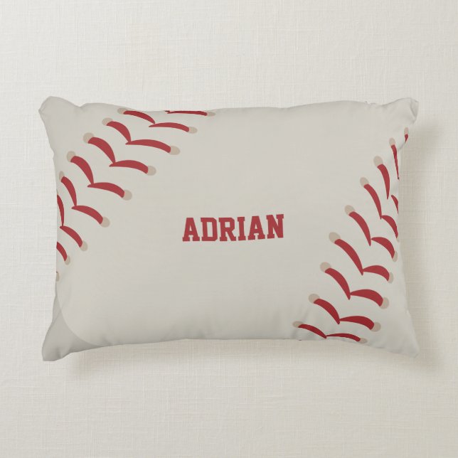 Coussins Décoratifs Sports de baseball personnalisés (Devant)