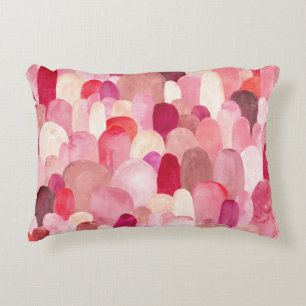Coussins Décoratifs Spot Medley : Rêve Textile Rose-Rouge.