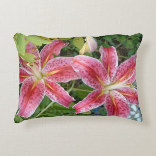 Coussins Décoratifs Stargazer Lilies Jardin Floral