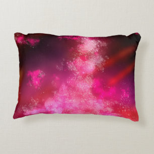 Coussins Décoratifs Stars Nuit Ciel Minuit Voie Lactée Rose