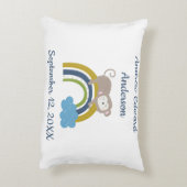 Coussins Décoratifs Statistiques de naissance Rainbow Sleeping Animal  (Dos(Vertical))