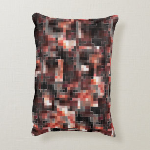 Coussins Décoratifs Style de tuile virtuelle mosaïque carré en beige à