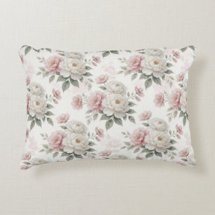 Coussins Décoratifs 🌸 Style Romantique de Jardin Floral Vintage Doux