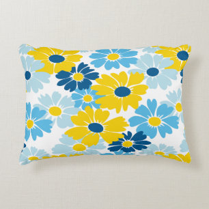 Coussins Décoratifs Sunshine Blue Sky Blooming Daisy