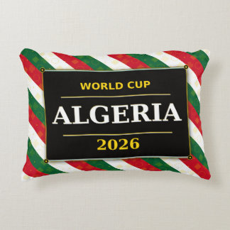 Coussins Décoratifs Supporteur de football algérien 2026 avec des moti
