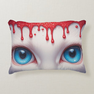 Coussins Décoratifs Suréalistes Gros Yeux Bleus Mignons
