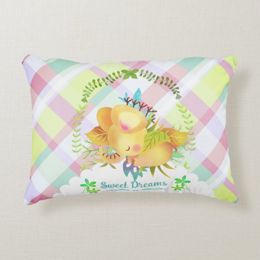 Coussins Décoratifs Sweet Dreams Elephant Baby Blanket (Devant)