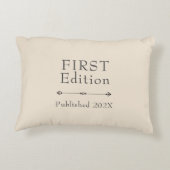 Coussins Décoratifs Sweet First Edition personnalisable (Dos)